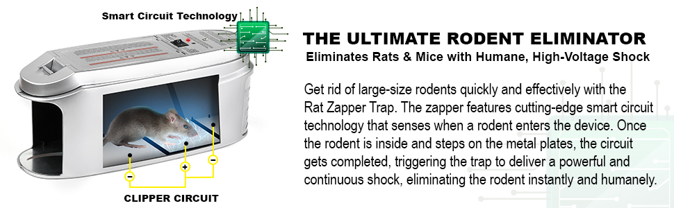 Amazon.com : Teal Elite Rat Zapper - Electric Rodent Killer ...