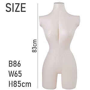⭐️美女LADY'sトルソー撮影ディスプレイに最適⭐️73cm⭐️美女モデル WEIMALL トルソー マネキン 7号 女性 ステンレス脚 レディース