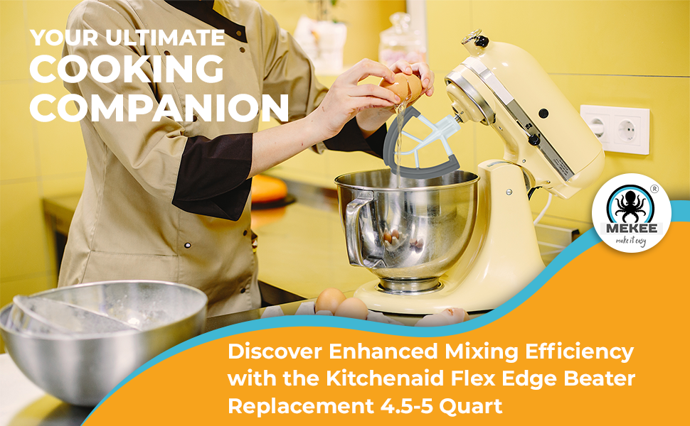 Kitchenaid Flex Edge Beater Replacement 4.55 Quart