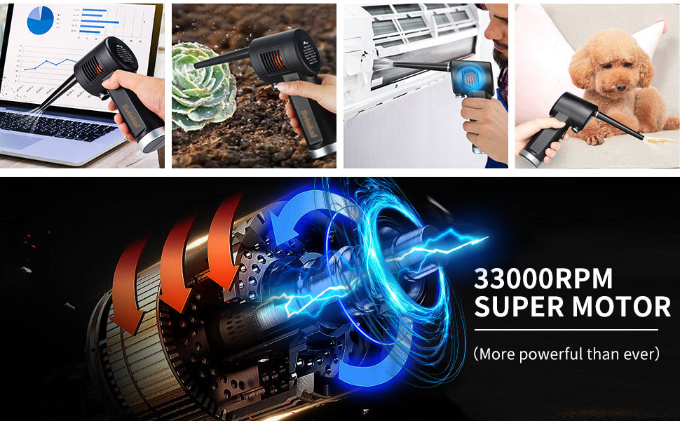 Svinkal Air Duster, Handheld Cordless Air Duster, Air Blower