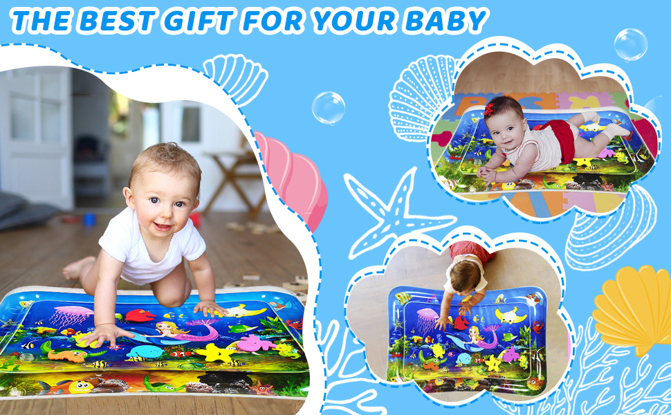 Tummy time Water Play mat.