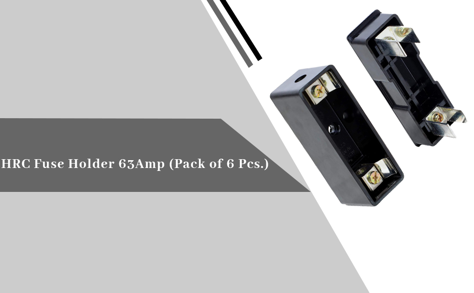 HRC Fuse Holder 63Amp (Pack of 6 Pcs.) Amazon.in Electronics