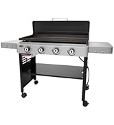 Weber 36" Gas Griddle, 4 Burner, Black
