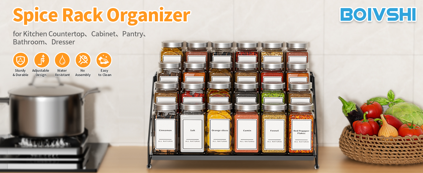 counter spice rack