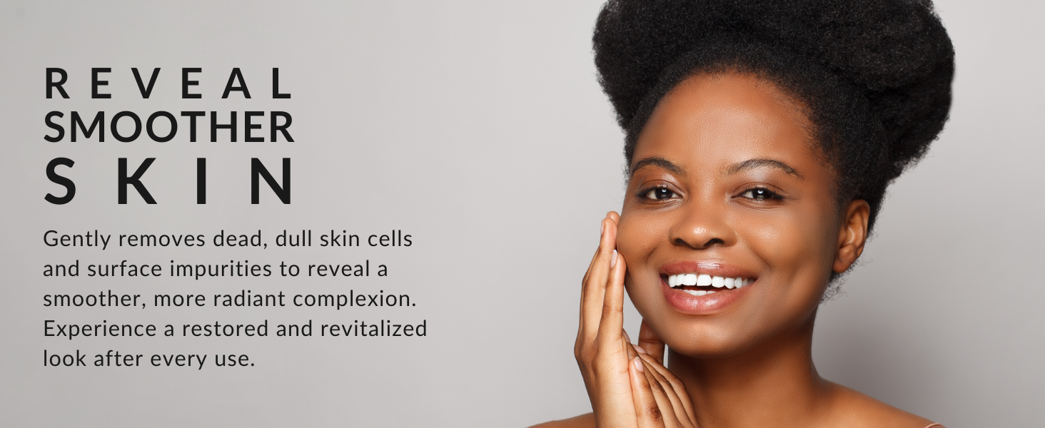 FLORI ROBERTS Exfoliating Facial Scrub Face Mask for Women of Color or Deeper Skin Tones