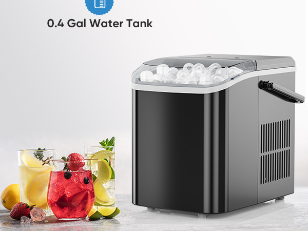 Countertop Ice Maker Ice Machine, Portable Self-Cleaning Ice Machine