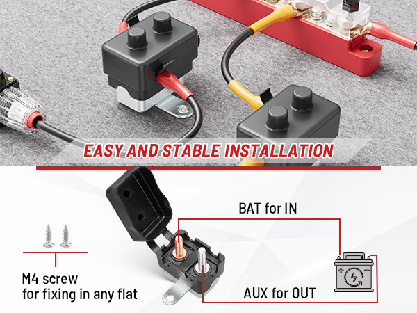 B☆Luck Re: Amazon.com: RED WOLF (40A 4PCS) DC 6V-50V Automatic Reset