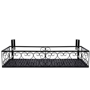 over the railing planters for outdoor plants