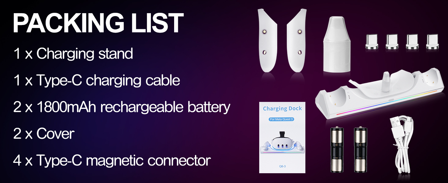 Charging Dock for Meta Quest 3