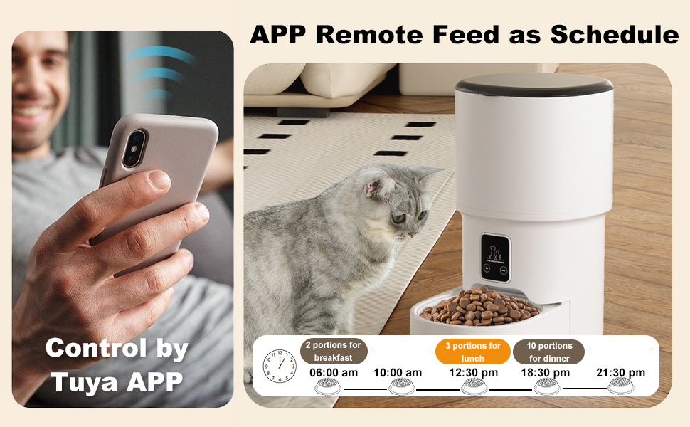 wifi automatic cat feeder