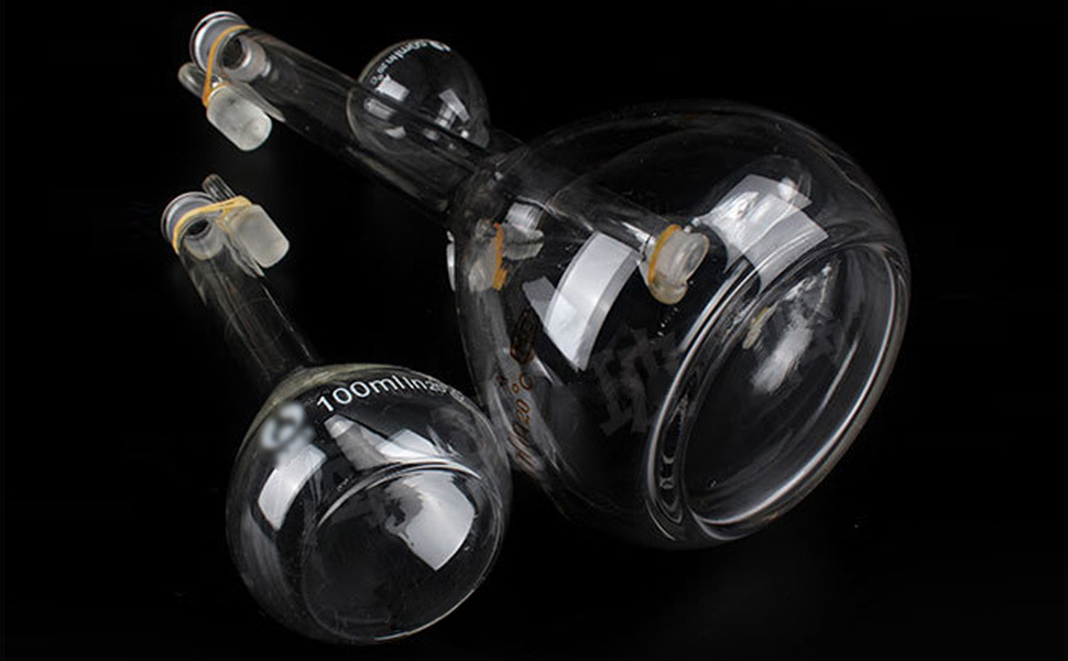 Quartz Graduated Flask high Temperature Resistance high Purity Chemical