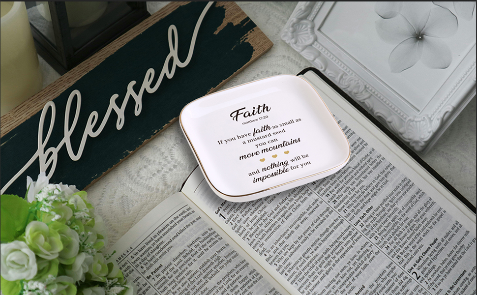     ring dish for christian women faith
