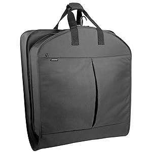 WallyBags 45” Deluxe Extra Capacity Travel Garment Bag 