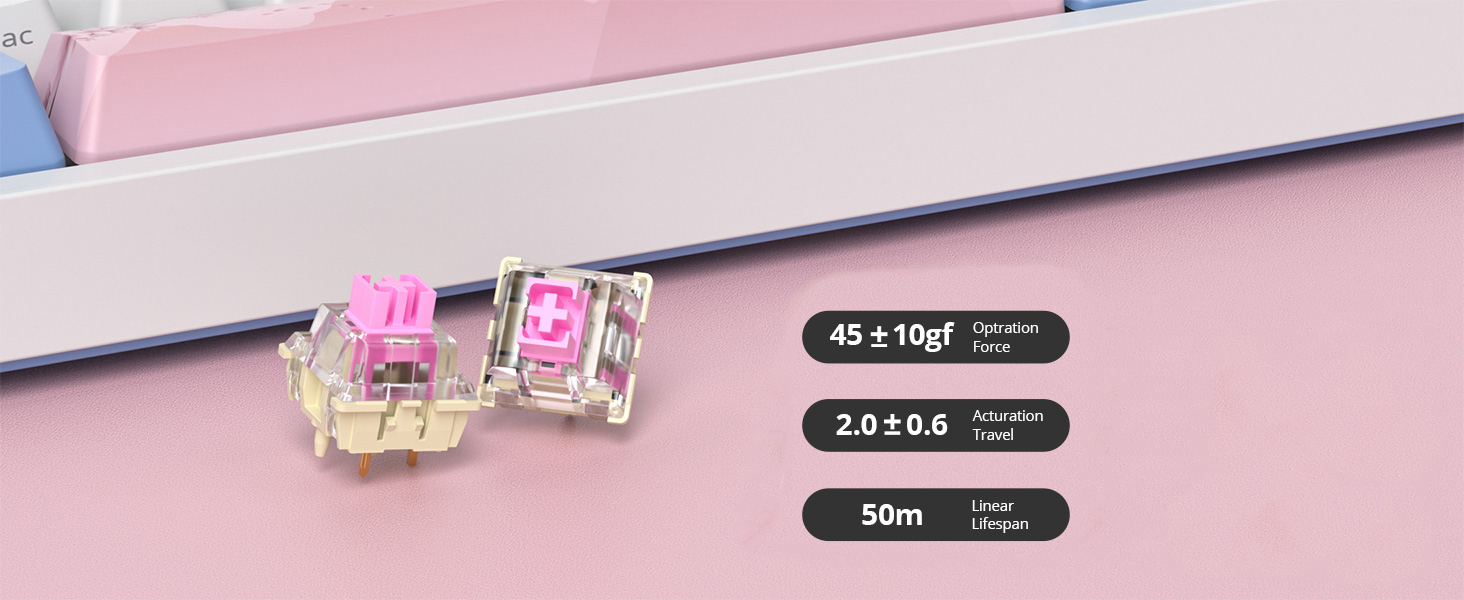 Pink keyboard