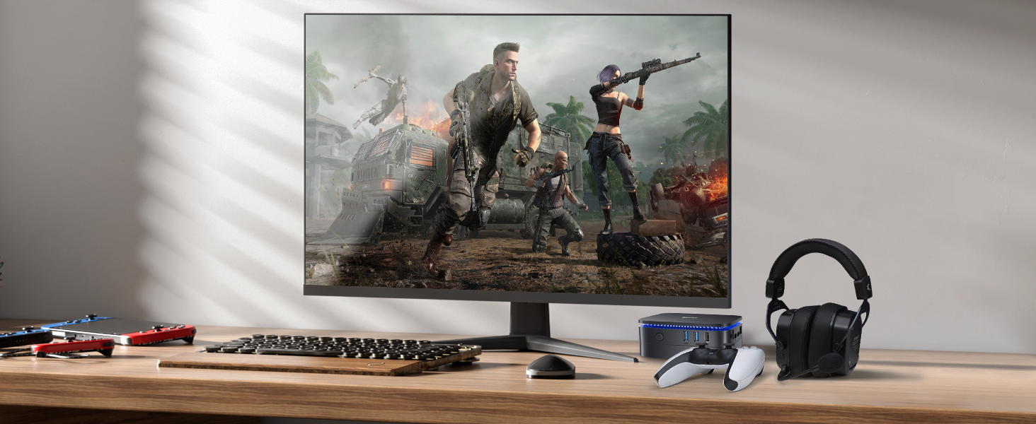 un écran d'ordinateur diffusant un jeu vidéo.