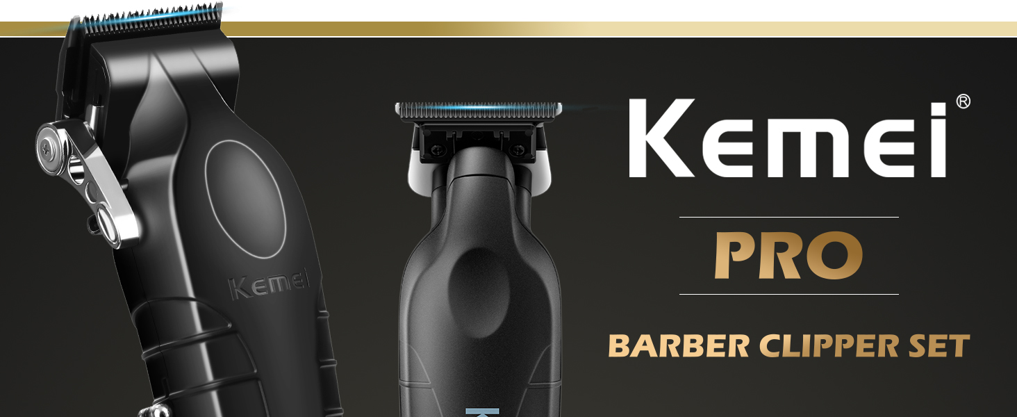 Kemei Pro barber clipper set