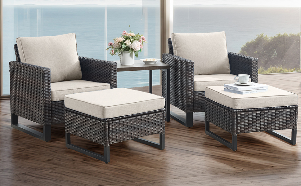 patio chairs with side table