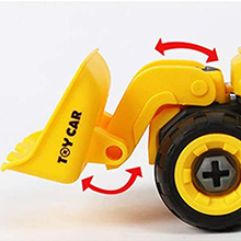 Construction Vehicles Set, 4 Pack DIY Take Apart Toys SPN-MX9E8