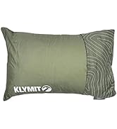 Klymit Drift Camping Pillow, Shredded Memory Foam Travel Pillow with Reversible Cover for Outdoor...