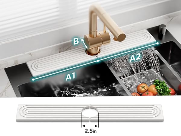 stone drying mat for kitchen counter