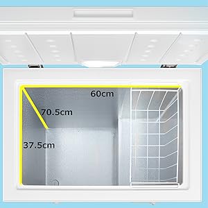 Amazon | COMFEE' 冷凍庫 142L 上開き ホワイト RCC142WH(E) 省エネ