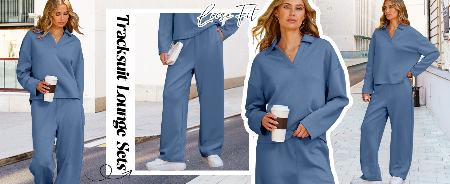 Womens Causal Lounge 2 Piece Outfits