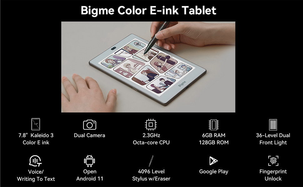 Bigme inkNote Color 6GB+128GBモデル Bigme inkNote Color + Ereader 10.3