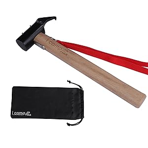 Amazon.co.jp: icamp(アイキャンプ) ペグハンマー 収納袋付