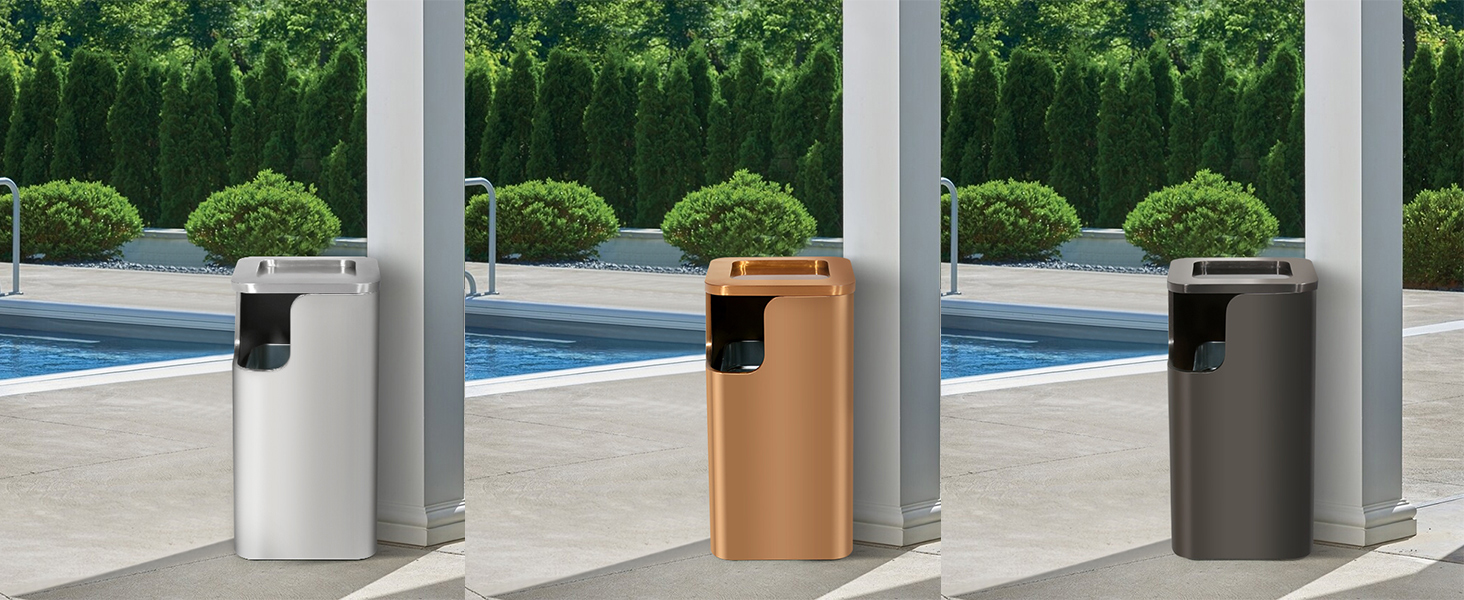 small trash can