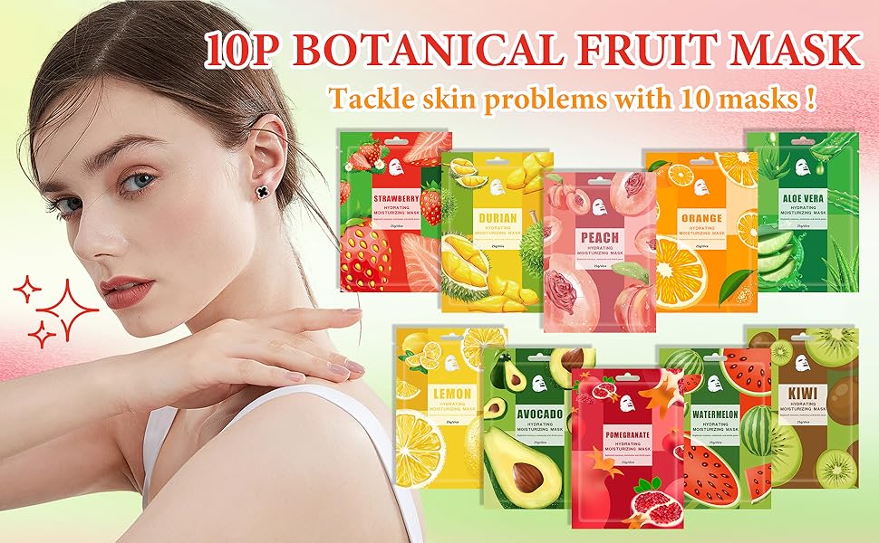 Facial Sheet Masks Skin Care Set