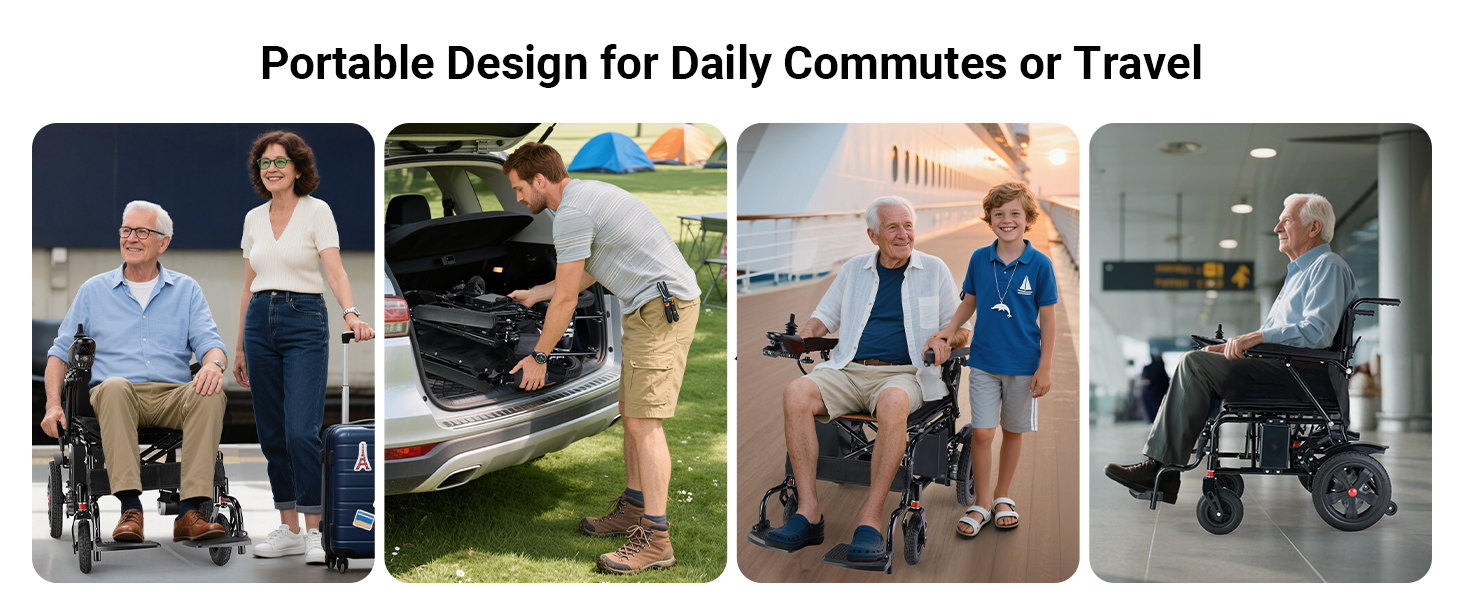 ultra-light foldable electric wheelchair