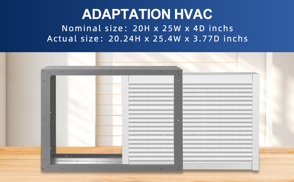 HVAC AC Furnace Filter Replacement Space-Gard 2200 20x25x4