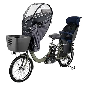 LABOCLE ラボクル レインカバー　後ろ席用　ブラック 自転車 チャイルドシート レインカバー 後 リアシート NEW