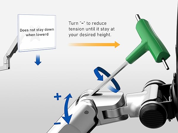 Amazon.com: Ergounion Triple Monitor Mount, Holds Screens up to 40