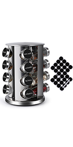 Revolving spice rack