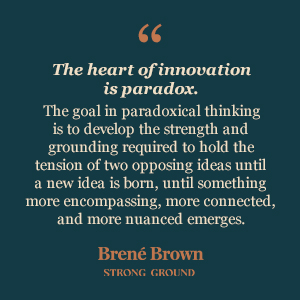 The heart of innovation is paradox