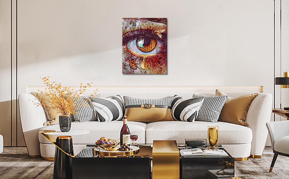 DIY Paint by Number for Adults Eyes Paint by Numbers Paint