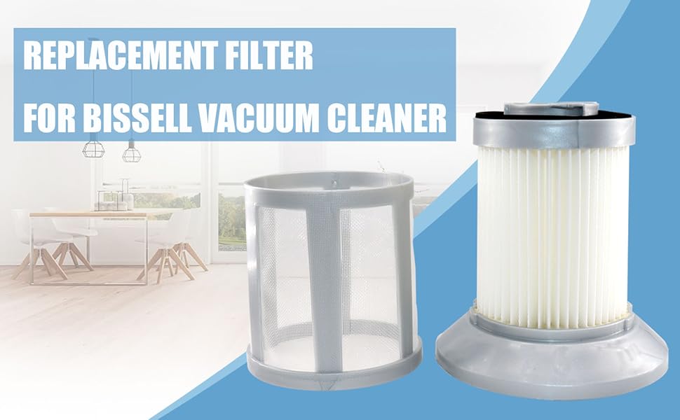 2 Pcs Filters Compatible For BISSELL 2156A, 1665, 16652