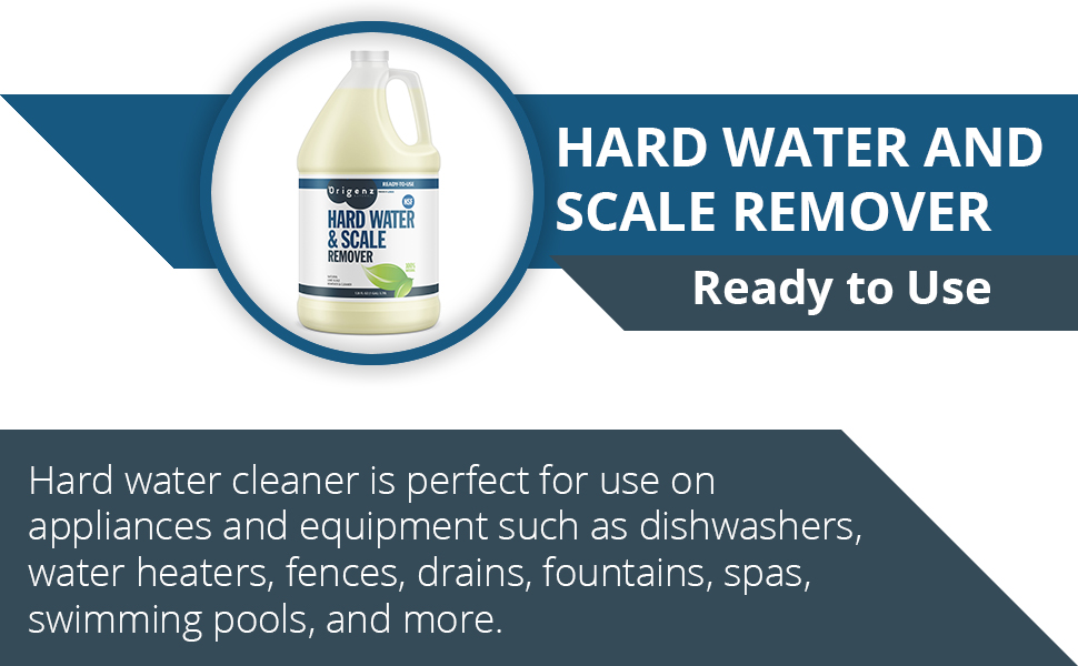 Origenz Natural Hard Water Softener and Descaler (Ready to Use), 1