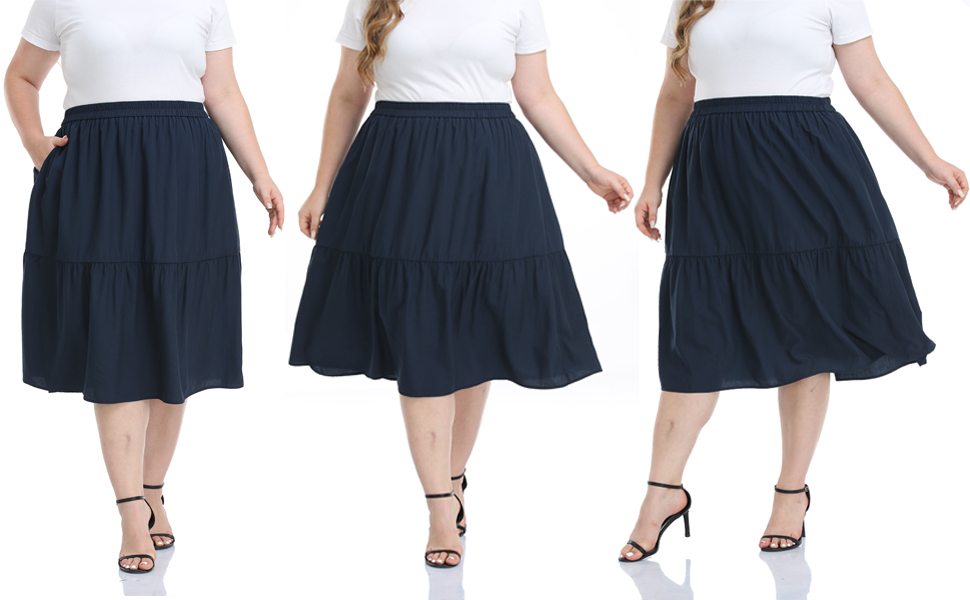plus size skirt