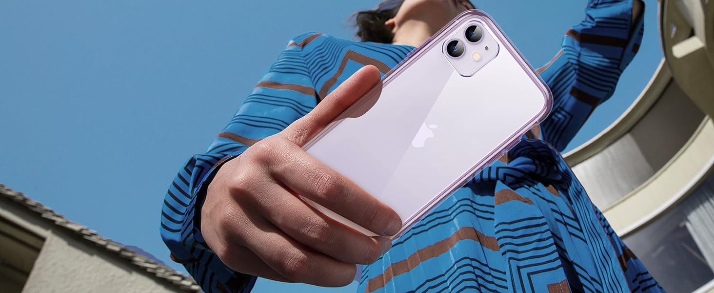 DASFOND Crystal Clear Designed for iPhone 11 Case, [Non