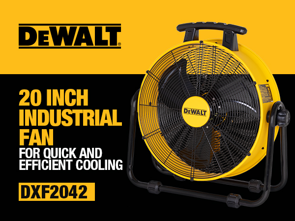 dewalt 送風機 Amazon.com: DEWALT DXF1840 Floor Fan, Industrial Fans, 18