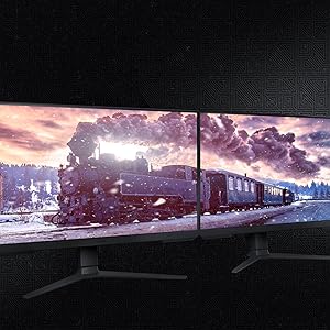 samsung odyssey gaming monitor dual screen