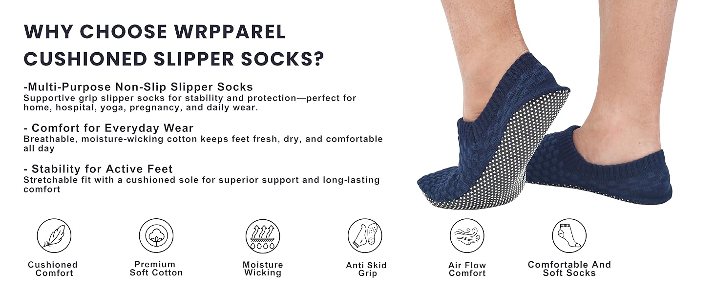 Premium Anti Skid Slipper socks for men and women