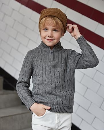 Boy's Cable Knitted Sweater