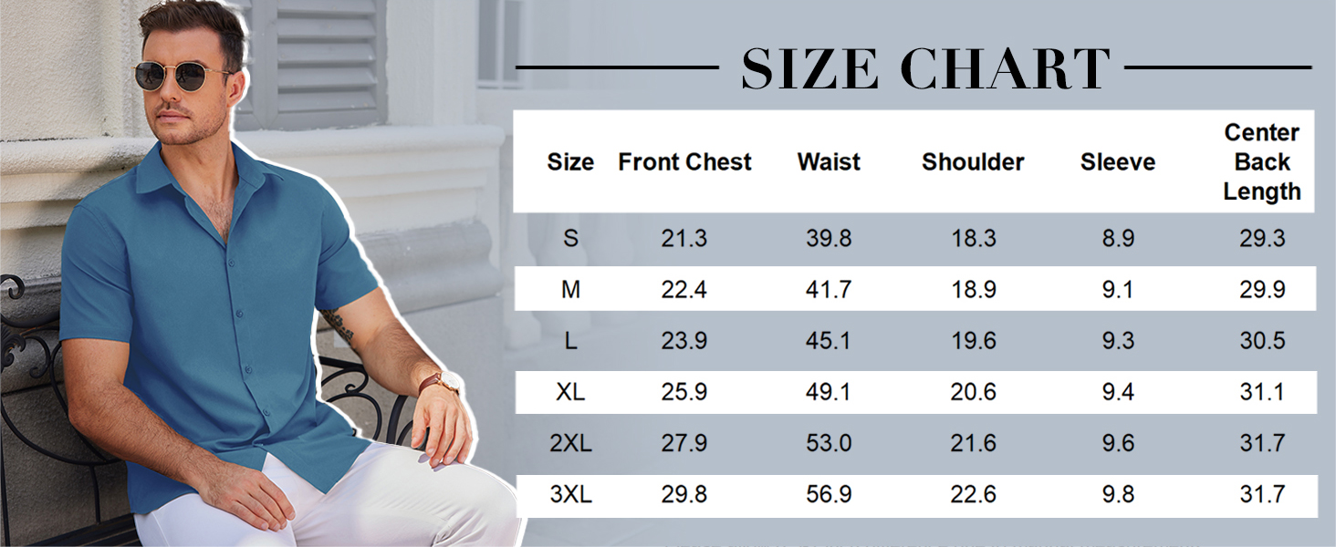 men's short sleeve shirts casual