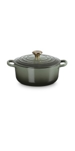 ル・クルーゼ　ココットロンド　 20cm鍋 グリーン Amazon | Le Creuset ル・クルーゼ シグニチャー ココット