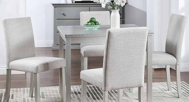 Amazon.com - KEIKI 5-Piece Standard Height Dining Table Set