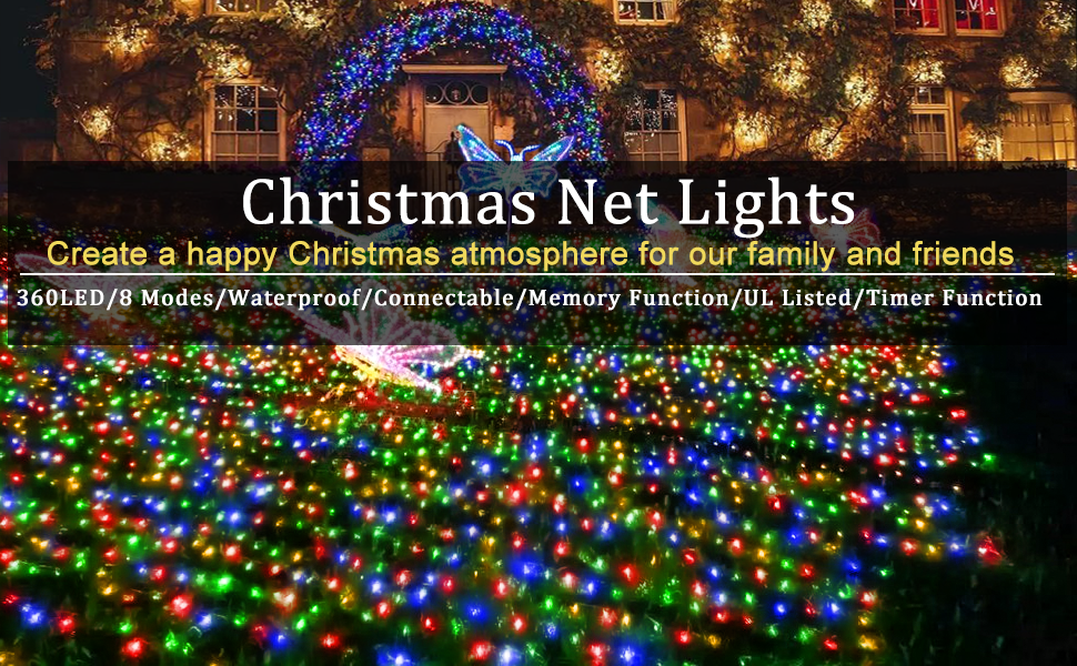 Christmas net lights