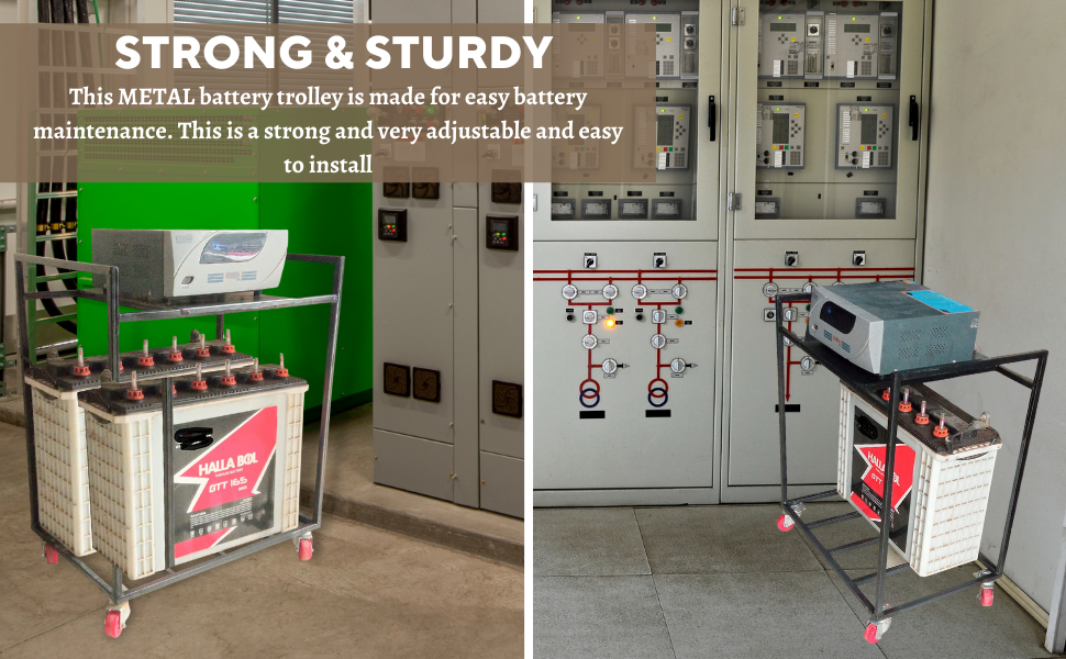 Best india fabrication Gardenia Metal Inverter with Double Battery